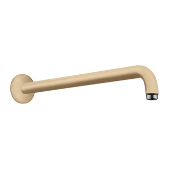 Кронштейн для верхнього душу Hansgrohe 389 мм, бронза матова (27413140)