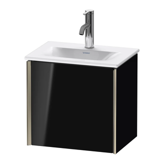 Тумба подвесная под раковину Duravit XViu 43 x 31 см, чёрный глянцевый (XV4030LB140) фото 1 Aquada.com.ua