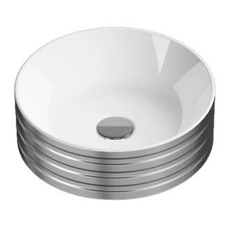 Раковина накладная на столешницу Catalano Gold & Silver Ø40 см 140AZEBA