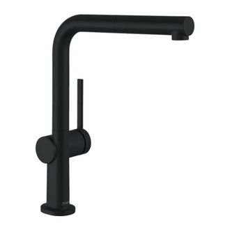 Hansgrohe Talis M54 270 Змішувач кухонний, чорний матовий (72808670)