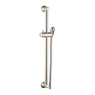 Душова штанга Hansgrohe Unica Classic 65 см із душовим шлангом Sensoflex 160 см (колір - шліфований нікель) 27617820