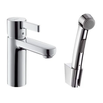 Смеситель для раковины с гигиеническим душем Hansgrohe Metris S (цвет - хром) (31160000) фото 1 Aquada.com.ua