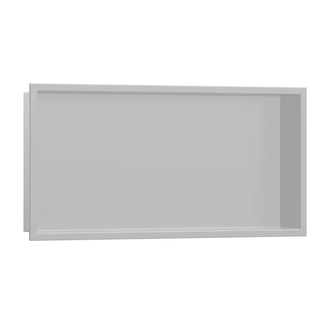 Настенная ниша со встроенной рамой Hansgrohe XtraStoris Original 30 x 60 x 10 см, нержавеющая сталь (56064800) фото 1 Aquada.com.ua