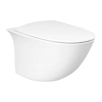 Унитаз подвесной Rimless (безободковый) Rak Ceramics Sensation, белый глянец (SENWC1446AWHA)