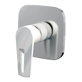 Смеситель для душа Imprese Podzima Breclav white (цвет - хром/белый) (VR-15245WZ) фото 1 Aquada.com.ua