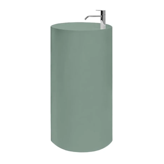 Nic-Design Умивальник окремо стоячий з отвором під змішувач Nic Design Ovvio 45х85 см, Salvia матовий (001454067)