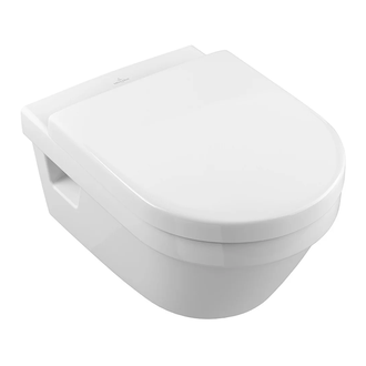 VILLEROY & BOCH ARCHITECTURA унитаз 37*53см подвесной, DirectFlush, в комплекте с сидением с функцией Slow closing (5684HR01) фото 1 Aquada.com.ua