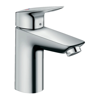 Змішувач для умивальника Hansgrohe Logis 100 Coolstart із зливним гарнітуром, хром (71102000)