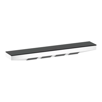 HANSGROHE Боковой душ 500 1jet с полкой, белый матовый Rainfinity (26243700) фото 1 Aquada.com.ua