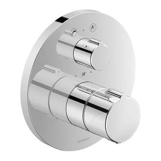 Термостат для душа скрытого монтажа Duravit C.1 (цвет - хром) (C15200018010) фото 1 Aquada.com.ua