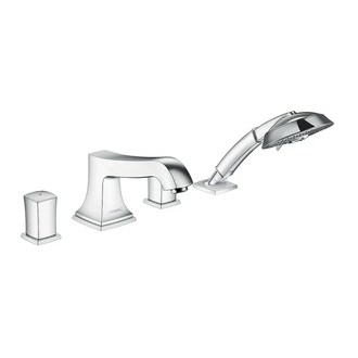 Смеситель на борт ванны Hansgrohe Metropol Classic (цвет - хром) (31315000) фото 1 Aquada.com.ua