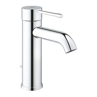 Змішувач для умивальника Grohe Essence New S-Size з донним клапаном, хром (24180001)