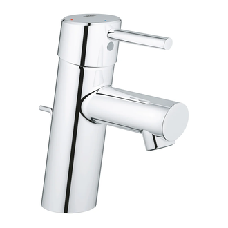 Смеситель для раковины Grohe Concetto (цвет - хром), с донным клапаном (2338010E) фото 1 Aquada.com.ua
