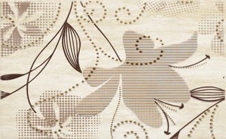 Декор Doppio Beige A 25x40 код 1781 Ceramika Paradyz (I---250X400-1-DOPP.BEA)