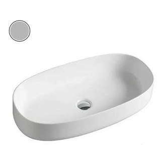Умивальник на стільницю ArtCeram Cognac 68x35, grigio oliva (COL005 15; 00)