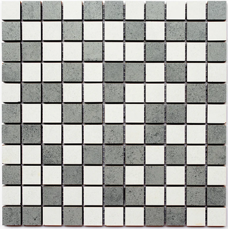 Мозаїка СМ 3030 С2 Gray-White 300x300x8 Котто Кераміка (СМ 325030)