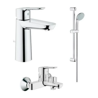 Grohe Комплект смесителей BauEdge 3 в 1 для ванной (123367M)