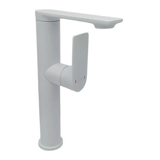 AIM DG01115 Змішувач раковини, білий (DG01115) (DG01115 frosted white)