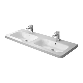 Раковина двойная Duravit DuraStyle 130 х 48 см (2338130000) фото 1 Aquada.com.ua