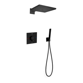 Душова система прихованого монтажу Hansgrohe Raindance E 300х300 мм з термостатом ShowerSelect Comfort E (колір - чорний матовий)  1557226238670