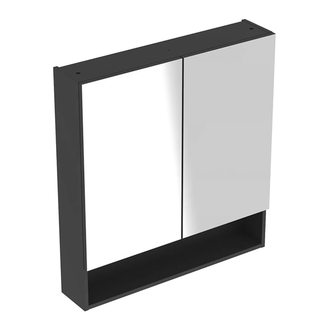 Зеркальный шкафчик Geberit Selnova Square 58,8 х 17,5 х h85 см, лава матовая (501.265.00.1)