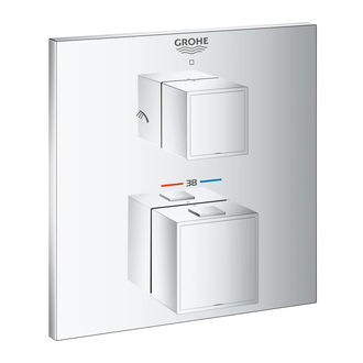 Grohe Grohtherm Cube Термостат для душа на 2 потребителя, хром (24154000)