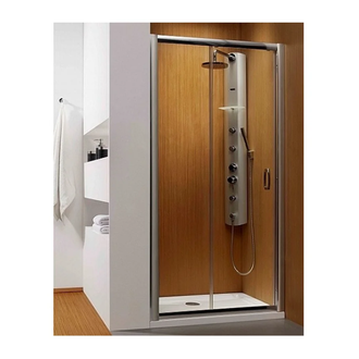 Душевые двери в нишу Radaway Premium Plus DWJ 130 профиль хром стекло прозрачное (33333-01-01N) фото 1 Aquada.com.ua