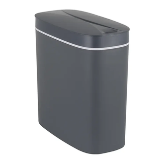 Відро для сміття сенсорне овальне Mixxus Flat-TC0109 Graphite 9 л колір графіт (MI7075)