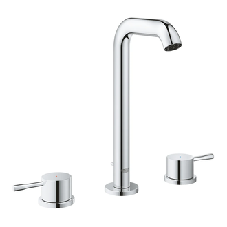 Смеситель для раковины Grohe Essence L-Size (цвет - хром), с донным клапаном (20299001) фото 1 Aquada.com.ua
