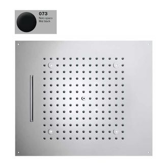 Верхній душ BOSSINI Dream / 2 дощ, каскад, 4 LED, 57x 47сm, mat black (H38915000073016)