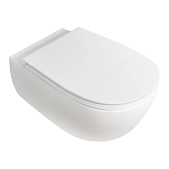 Подвесной унитаз Flaminia IO белый с крышкой SoftClose Slim белый (IO118G + IOCW07) фото 1 Aquada.com.ua