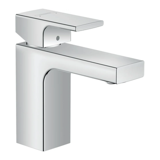 Змішувач для умивальника Hansgrohe Vernis Shape 100 без донного клапана, хром (71569000)