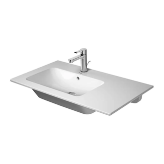 Раковина мебельная, чаша слева Duravit Me by Starck 83 x 49 см (2345830000) фото 1 Aquada.com.ua