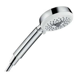 Ручний душ Hansgrohe Crometta 100 Multi EcoSmart 9л / хв, білий / хром (26826400)