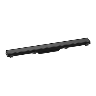 Трап для душа 70 см Hansgrohe RainDrain Match, чёрный (56037610) фото 1 Aquada.com.ua