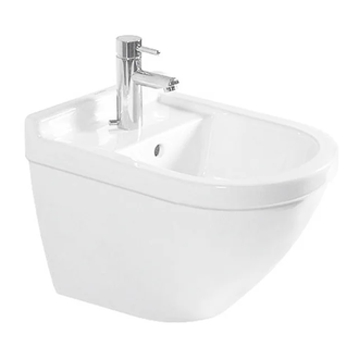 Биде подвесное Duravit Starck 3 48х37 см (2281150000) фото 1 Aquada.com.ua
