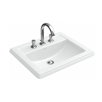 Встраиваемая раковина Villeroy & Boch Hommage 630 х 525 мм (710263R2) фото 1 Aquada.com.ua