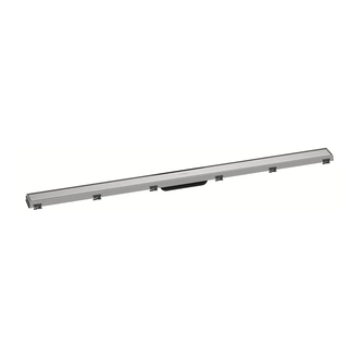 Трап для душа 120 см Hansgrohe RainDrain Match, матовая нержавеющая сталь (56042800) фото 1 Aquada.com.ua