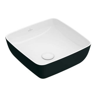 Раковина накладная на столешницу Villeroy & Boch Artis 41 х 41 см, white/black (417841BCT8) фото 1 Aquada.com.ua