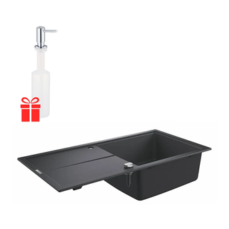 Набор Grohe мойка кухонная K400 31641AP0 + дозатор для моющего средства Contemporary 40536000 (31641AP040536000)