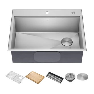 Kraus KWT Kore мийка, сталь (KWT310-28)