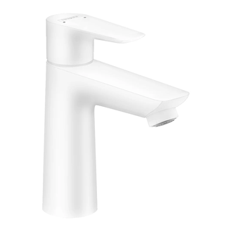 Смеситель для раковины Hansgrohe Talis E (цвет - белый матовый), с донным клапаном (71710700) фото 1 Aquada.com.ua