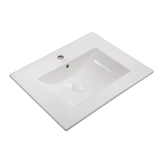 MIXXUS PREMIUM Cubic-1501 Умывальник врезной 61х46 см, белый (MP6495)