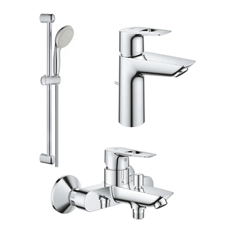 Набір змішувачів для ванни Grohe BauLoop New 3 в 1, хром (UA123215M0)