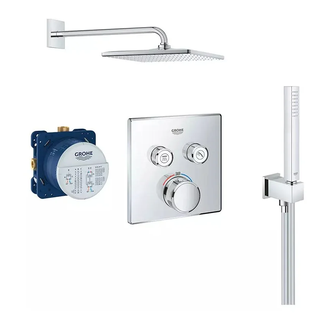 Душова система прихованого монтажу з термостатом Grohe Grohtherm SmartControl (UA26405SC1)