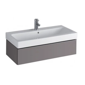 Geberit ICON тумба 89*24*47,7см, для умывальника, с одним ящиком, платиновый/крашеный глянец (840292000)