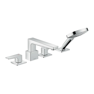 Смеситель на борт ванны Hansgrohe Metropol (цвет - хром) (32552000) фото 1 Aquada.com.ua
