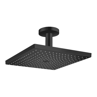 Верхний душ с потолочным подсоединением Hansgrohe Raindance E 300 х 300 мм, 1 тип струи (цвет - чёрный матовый) (26250670) фото 2 Aquada.com.ua