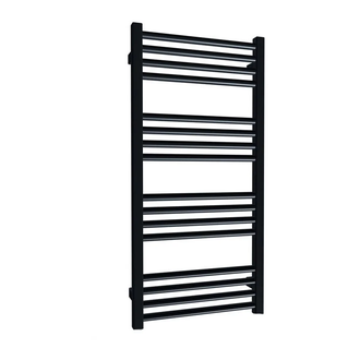 Полотенцесушитель электрический Terma Fiona 43 x 90h см, с тэном Moa, чёрный матовый (WLFIN090043/9005/MOA) фото 1 Aquada.com.ua