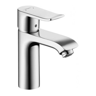 HANSGROHE Смеситель для раковины 110 однорычажный, хром Metris (31080000) фото 1 Aquada.com.ua
